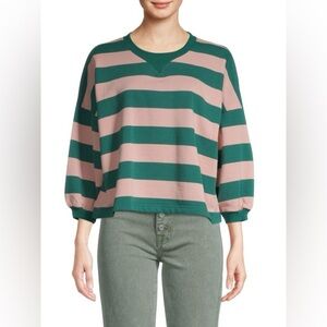 59‎ REBECCA MINKOFF
Rosie Striped Sweatshirt